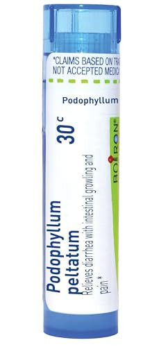 Boiron Podophyllum Pelatum 30C Homeopathic Medicine For Diarrhea 80 Pellets