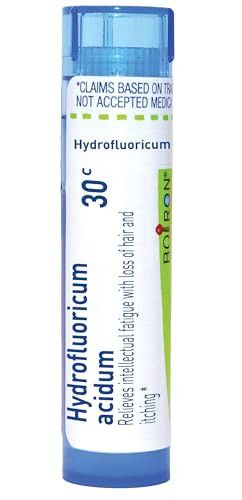 Boiron Hydrofluoricum Acidum 30C For Intellectual Fatigue With Loss Of Hair & Itching 80 Pellets