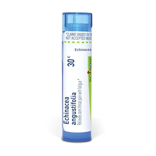 Boiron Echinacea Purpurea 30C For Sore Throat Pain With Fatigue 80 Pellets