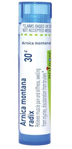 Boiron Arnica Montana Radix 30C For Muscle Pain Stiffness Swelling From Injuries & Bruising 80 Pellets
