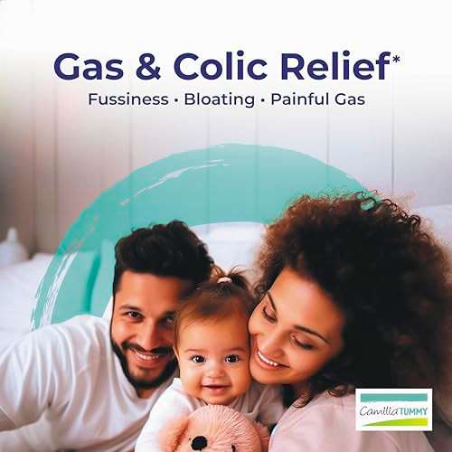 Boiron Camilia Tummy For Colic Painful Gas Bloating & Fussiness- Sterile And Non-Drowsy Liquid Doses 60 Count