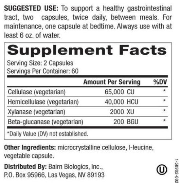 Bairn Biologics Candisol 120 Capsules