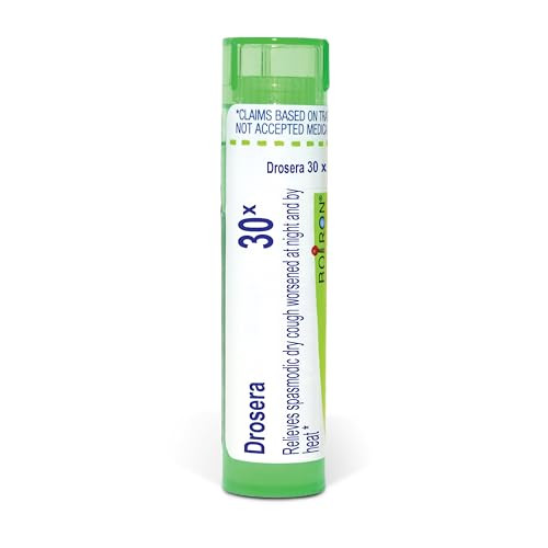 Boiron Drosera Rotundifolia 30X - Homeopathic Medicine For Coughing 80 Pellets
