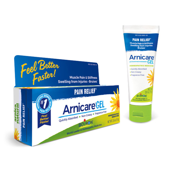 Boiron Arnicare Gel For Joint Pain Muscle Pain Swelling Soreness And Stiffness - Non-Greasy And Fragrance-Free 2.6 Oz