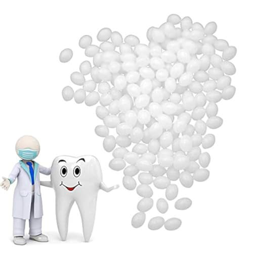 Brige Tooth Filling Thermal Beads Do It Yourself Moldable False Teeth For Temporary Teeth Repair The Missing And Broken Tooth Replacement Kit(2 Pack)