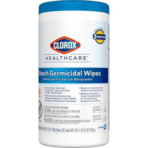 Cox30577 - Clorox Healthcare Bleach Germicidal Wipes