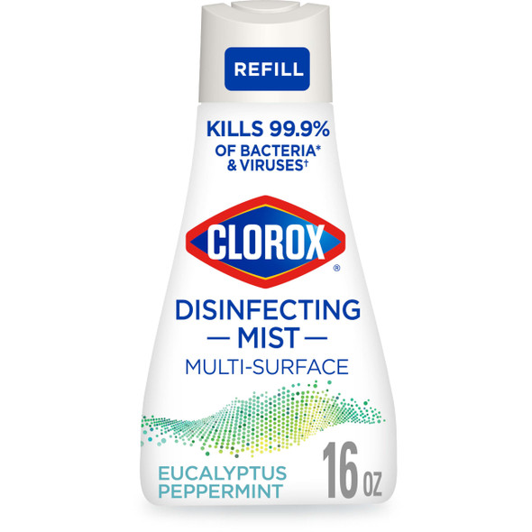 Clorox Disinfecting Mist Eucalyptus Peppermint Disinfecting Refill 16 Fluid Ounces