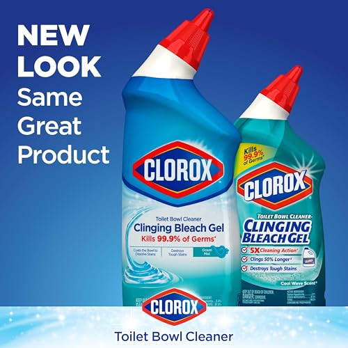 Clorox Toilet Bowl Cleaner With Bleach Variety Pack - 24 Ounces - Pack Of 4 (Package May Vary)