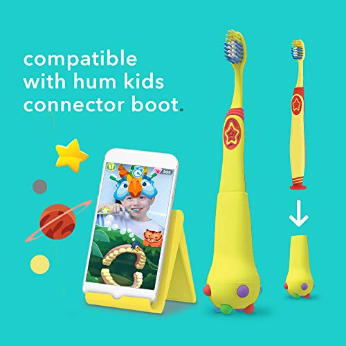 Colgate Hum Kids Smart Manual Replacement Toothbrush Pack Yellow & Coral 2 Count