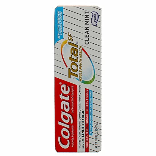 Colgate Total Toothpaste Clean Mint Travel Size 0.88 Ounce (Pack Of 8)