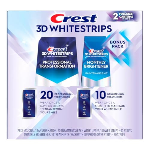 Crest 3D Whitestrips 40 20 Strips