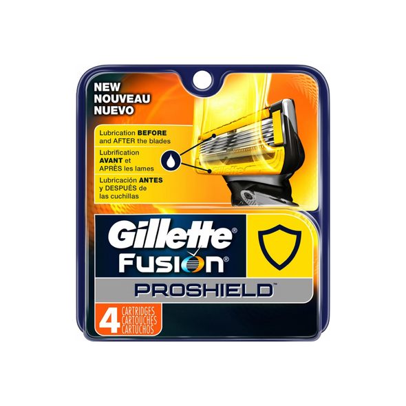 Gillette Fusion Proshield Men's Razor Blade Refills 4 ea