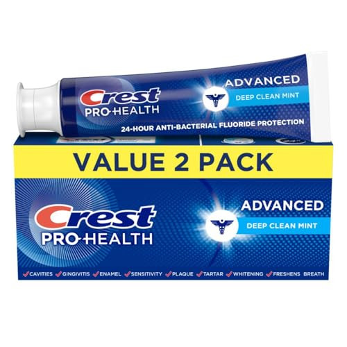 Crest Pro-Health Advanced Deep Clean Mint Toothpaste 2 Count (Pack Of 1)
