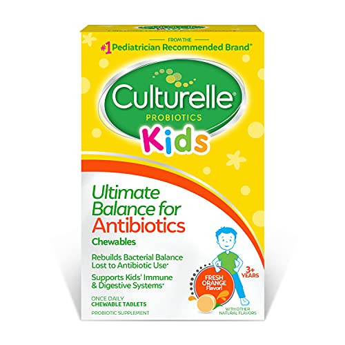 Culturelle Probiotics Ultimate Balance Probiotic For Antibiotics Ages 3 20 CountOrangeProbiotic For Kids Helps Restore Good Bacteria Lost During Antibiotic Use & Supports A Healthy Immune System