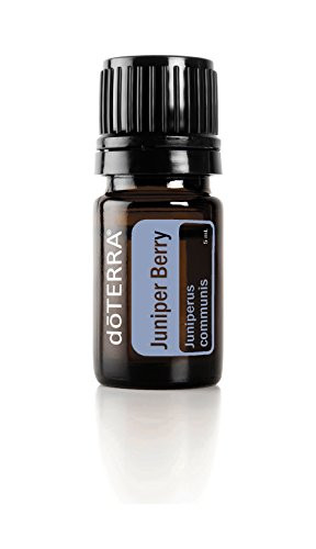 Doterra Juniper Berry Essential Oil - Supports Healthy Kidney And Urinary Tract Function Natural Skin Toner Cleanser Detoxifying Agent Calming Effect For Diffusion Internal Topical Use 5 Ml