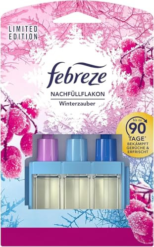 Febreze 3Volution Air Freshener Scented Plug Refill Winter Magic 20 Ml 3 Changing Fragrances For Fighting Odours