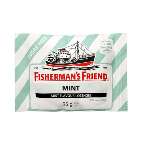 Fisherman'S Friend Sugar Free Mint Flavour Lozenges 25G (Pack Of 24)