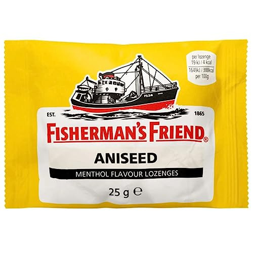 Fisherman'S Friend Fisherman S Friend - 4 X 25G Packs Of Aniseed Flavour