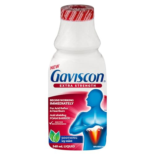 Gaviscon Extra Strength Soothing Icy Mint 340 Ml