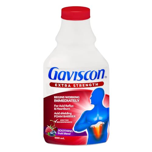 Gaviscon Heartburn Relief Extra Strength Liquid Fruit 600 Ml