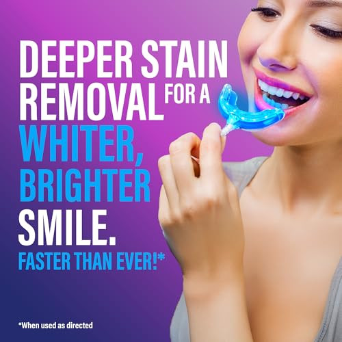 Gurunanda Premium Teeth Whitening Kit With Wired Led Light & Whitening Pen Works With Iphone & Android Helps Remove Surface Stains From Coffee Food Soda