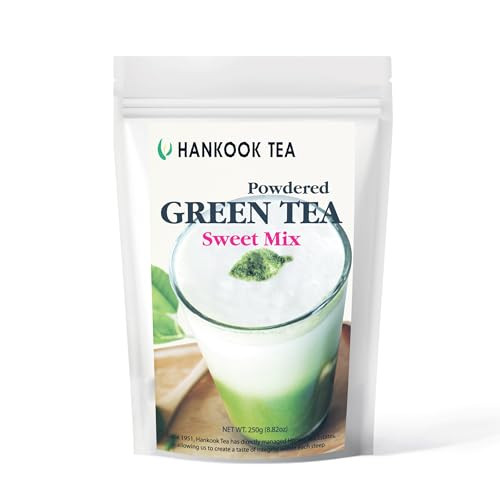 Hankook Tea Powdered Green Tea Sweet Mix 8.82 Ounce (Synchkg123925)