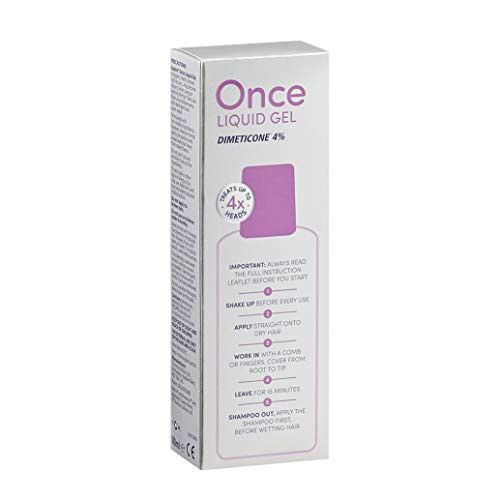 Hedrin Kills Headlice Liquid Gel Fast And Effective Lice And Nit Treatment Kills Head Lice And Eggs 4 Treatments Clinically Tested Suitable For Adults And Children 100Ml