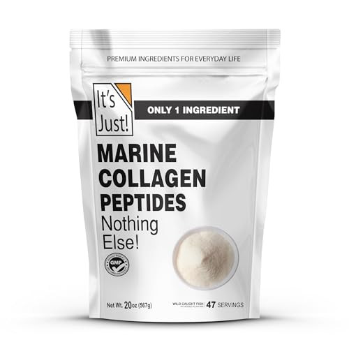 It'S Just Marine Collagen Peptides Powder - Unflavored Gluten Free Non-Gmo Heavy Metal Tested 20Oz