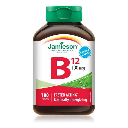 Jamieson B12 100 Mcg (Methylcobalamin) 100 Tablets