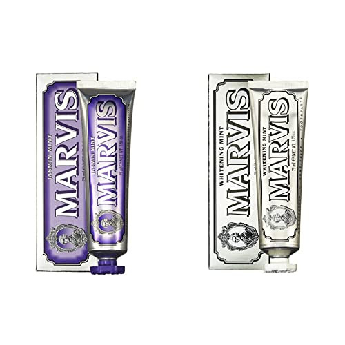 Marvis Jasmin Mint And Whitening Mint Toothpaste Set 3.8 Oz