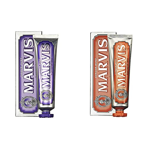 Marvis Jasmin Mint And Ginger Mint Toothpaste Set 3.8 Oz