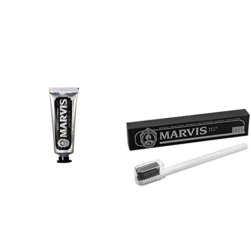 Marvis Tsa Approved Amarelli Licorice Toothpaste 1.3 Oz & Soft Toothbrush