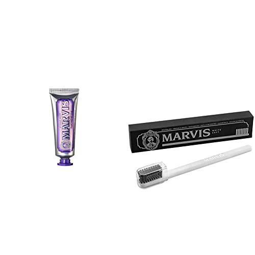 Marvis Tsa Approved Jasmin Mint Toothpaste 1.3 Oz & Soft Toothbrush