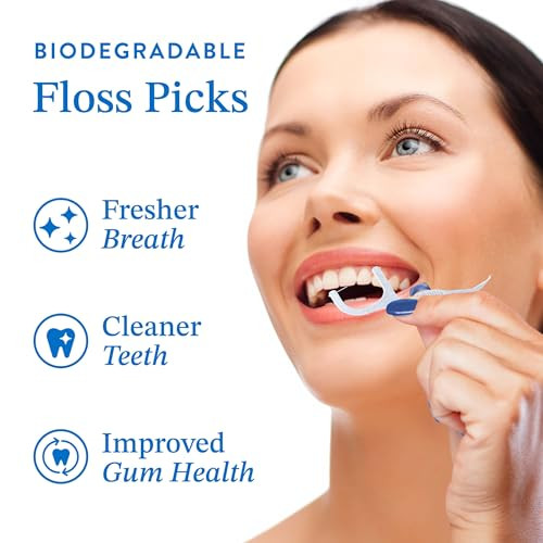 Mouthology 10 Nano Hydroxyapatite Toothpaste (Fluoride Free) And Floss Picks Bundle