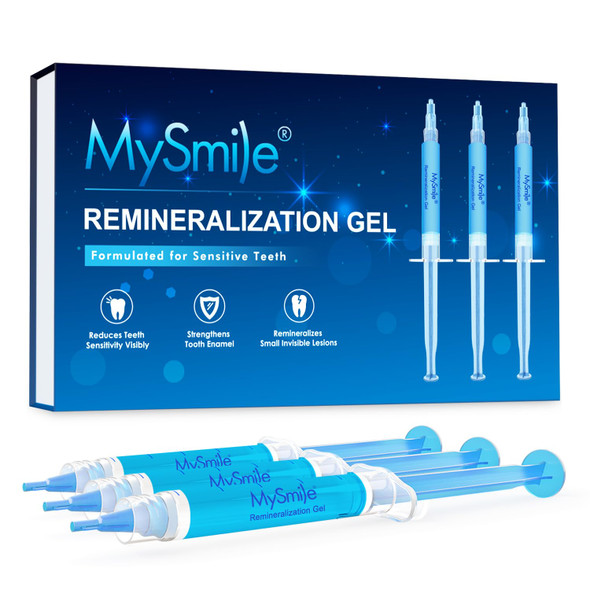 Mysmile Remineralization Gel Remineralizing Gel For Reduce Teeth Sensitivity After Teeth Whitening Teeth Desensitizing Gel Strengthen Tooth Enamel Great For Sensitivity Treatment 3Ml 3Pcs