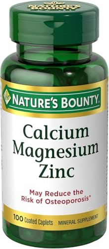 Nature'S Bounty Nb Vit Cal/Mag/Zinc Size 100S Nature'S Bounty Calcium-Magnesium-Zinc Caplets 100 Count