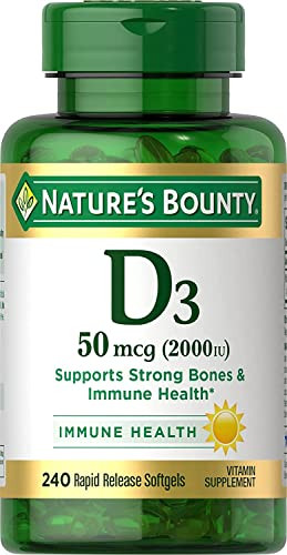 Nature'S Bounty Vitamin D 2000 Iu Softgels