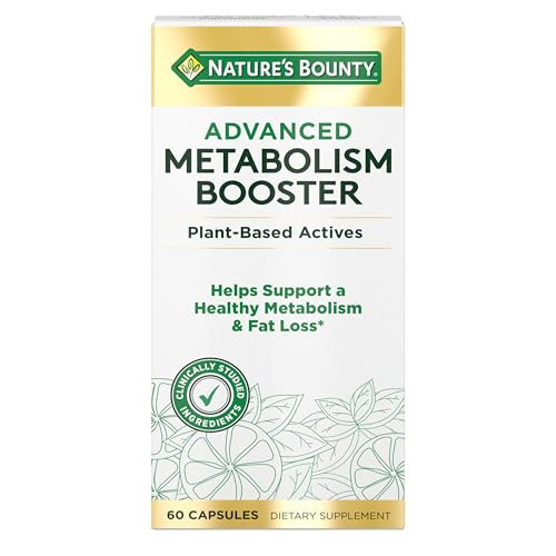 Nature'S Bounty Advanced Metabolism Booster Helps Support Healthy Metabolism & Fat Loss 60 Capsules