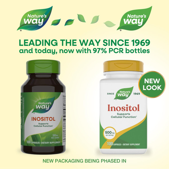 Nature'S Way Inositol 500 Mg Per Serving 100 Capsules