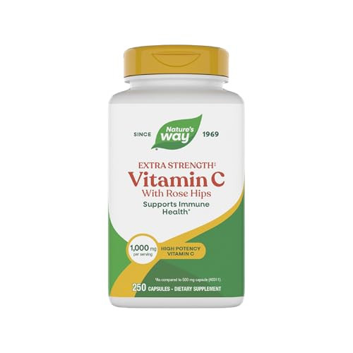 Nature'S Way Vitamin C With Rose Hips 1000 Mg Vitamin C Per Serving