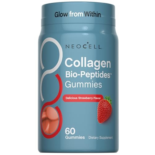 Neocell Collagen Peptides Gummies 60 Count Types I & Iii Advanced Formula Supplement For Women And Men