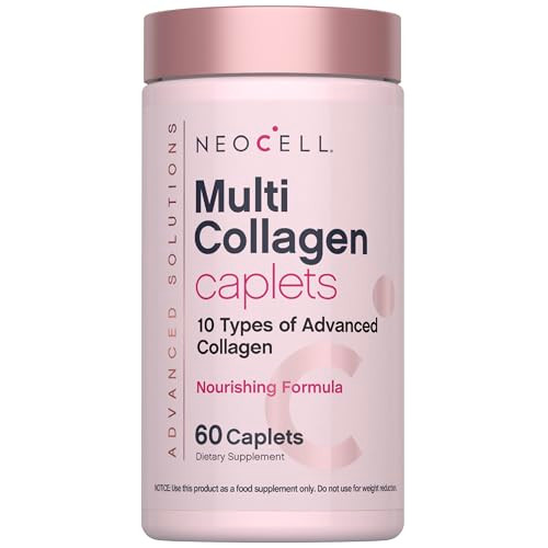 Neocell Multi Collagen Peptides 60 Caplets Advanced Formula Nourishing Formula Hair Skin & Nails Supplement
