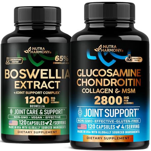 Nutraharmony Glucosamine Chondroitin & Boswellia Extract Capsules