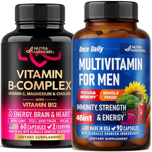Nutraharmony Vitamin B Complex & Multivitamins For Men