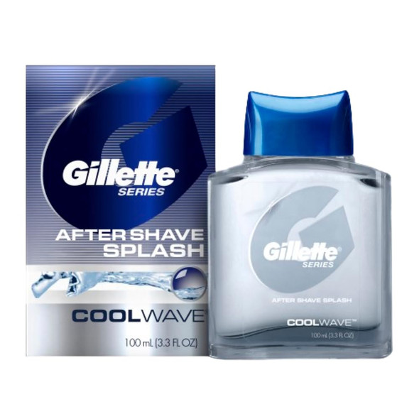 Gillette Series After Shave Splash Cool Wave 3.30 oz