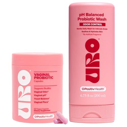 O Positiv Uro Vaginal Probiotic And Uro Ph Balanced Probiotic Wash Bundle