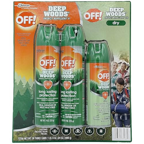Off Deep Woods And Deep Woods Dry Mosquito Insect Repellent Combo Pack