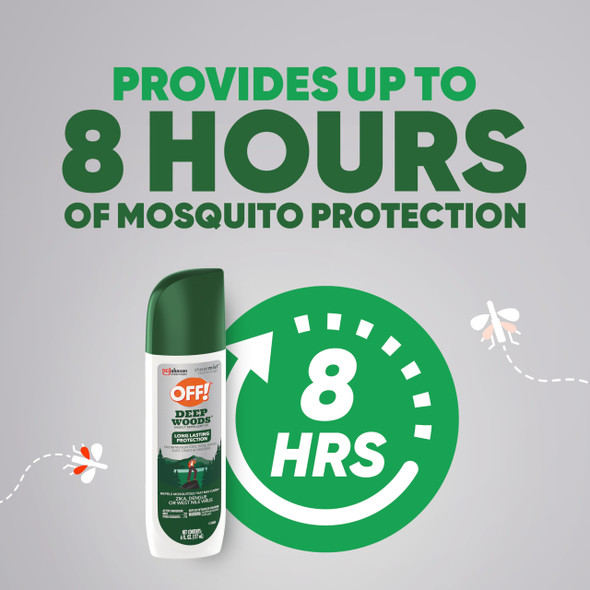 Off Deep Woods Insect Repellent Vii Spritz Bug Spray With Long Lasting Protection From Mosquitoes 6 Oz