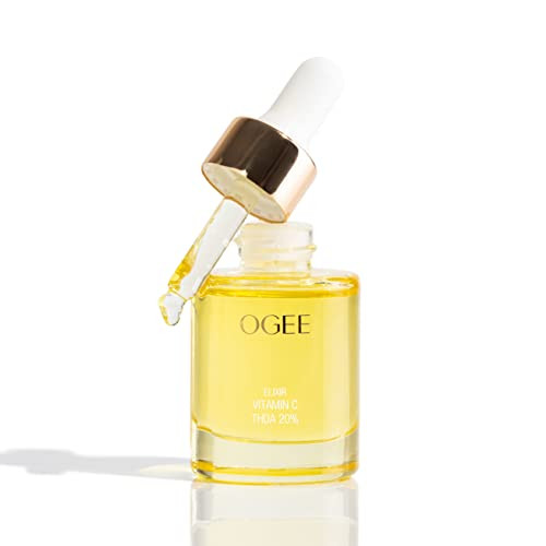 Ogee Vitamin C Thda 20 Elixir - Certified Organic Vitamin C Face Serum - Brightening Vitamin C Serum For Face
