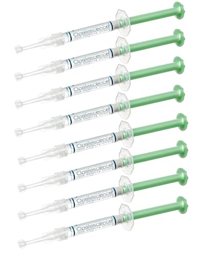 Opalescence 20 Gel Syringes Teeth Whitening - Refill Kit (8 Syringes) Carbamide Peroxide Fluoride. Made By Ultradent In Mint Flavor. Tooth Whitening - 5196-4